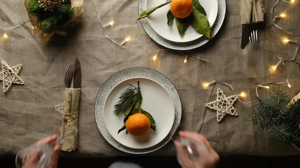 Christmas Table Setting