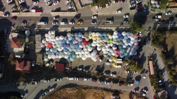 Amazing Umbrellas at the Market Place