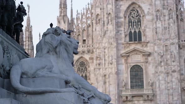 Statue of Vittorio Emanuele II, Milan, Italy 05