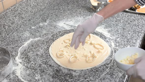 Chef Making Pizza