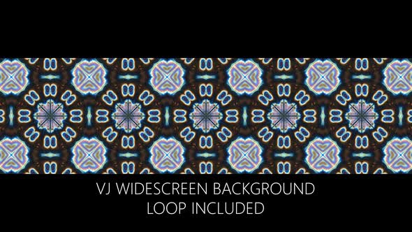 Vj RGB Flower Kaleidoscope Background