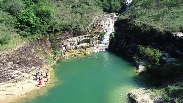 Capitolio lagoon tourism landmark at Minas Gerais state Brazil.
