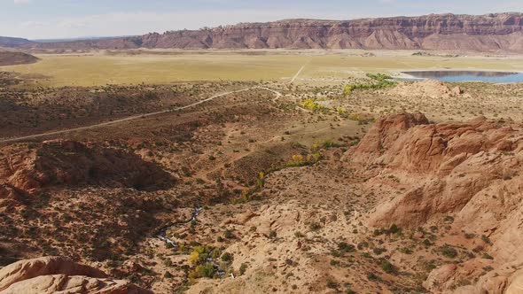 Descending footage in Moab