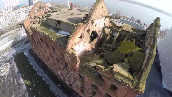 Gergart Mill in Volgograd, aerial view