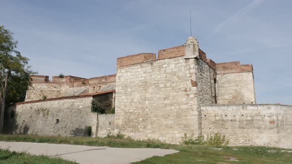 VIDIN, BULGARIA - OCTOBER 10, 2017 Baba Vida krepost  in northwestern Bulgarian city of Vidin