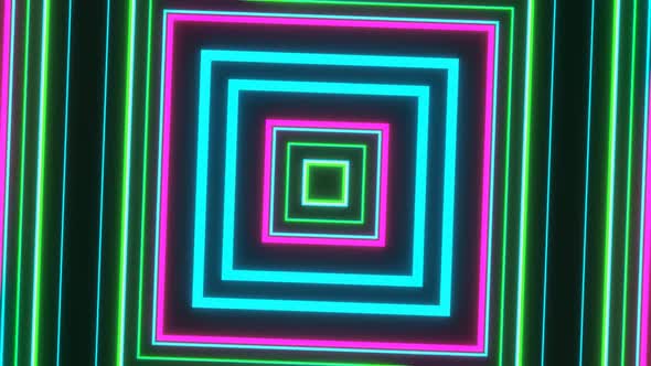 Move towards rotating colored squares 02