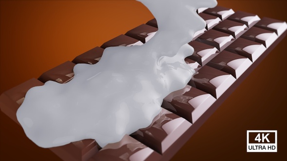 Chocolate Bar With Milk 4K alt