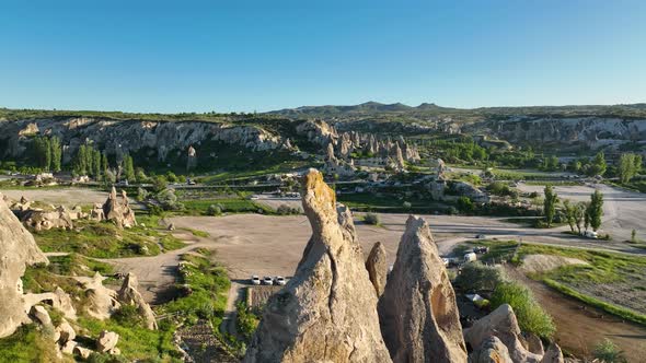 The Cosmic Landscape of Cappadocia aerial view 4 K