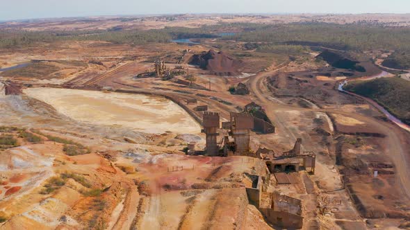 Abandoned Old Copper Extraction Mine