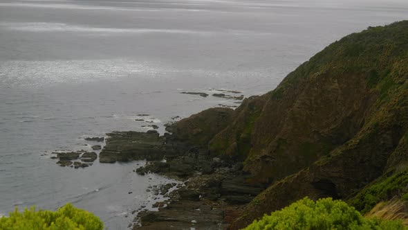 The rough and wild coastline along Cape Liptrap Victoria Australia.