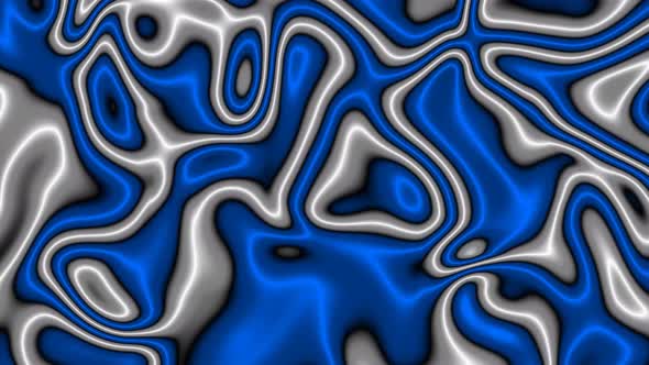 Blue White Abstract Material Liquid Background Animation