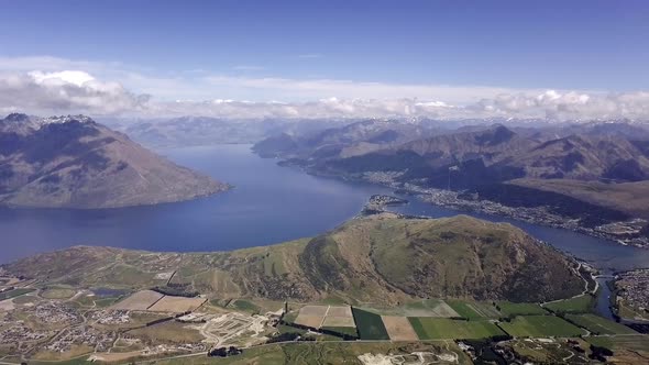 Queenstown from the Remarkables