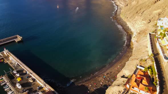 Playa de los Guíos in Tenerife, Spain