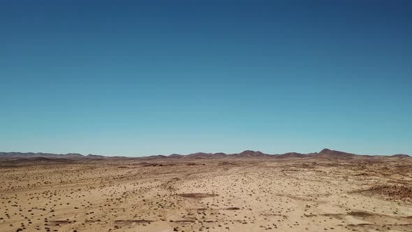 Fish River Canyon in Namibia, Africa Aerial Drone Shot.  Lanscape of the the Largest Canyon in Afric