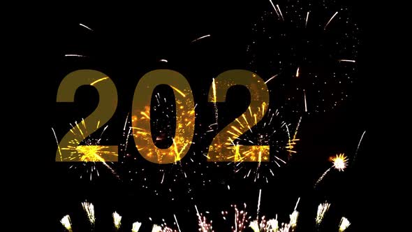 Happy New Year 2022 - Fireworks