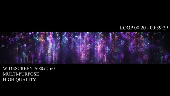 Glitter Purple Dust Curtain - Widescreen Background