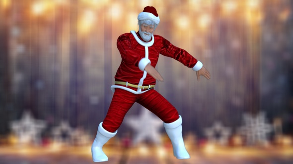 Santa Claus Dance V01 - 60 fps