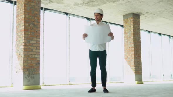 Engineer Developer in Helmet Inspecting Building