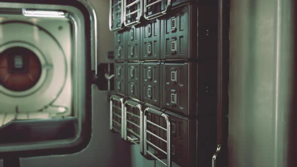 Interior of Futuristic Internation Space Station alt