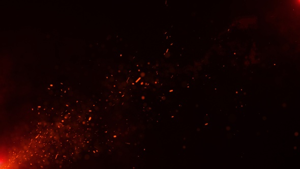 Fire Particles Background alt