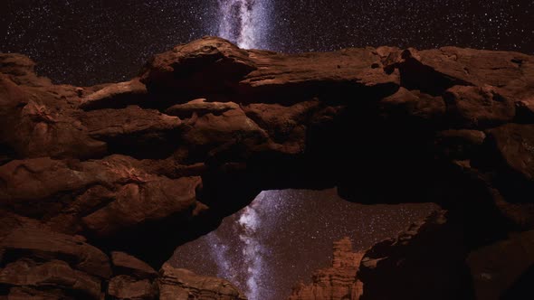 Milky Way at Natural Stone Park the Grand Canyon