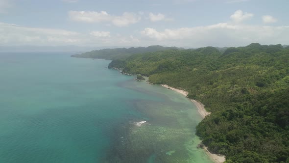 Seascape of Caramoan Islands Camarines Sur Philippines