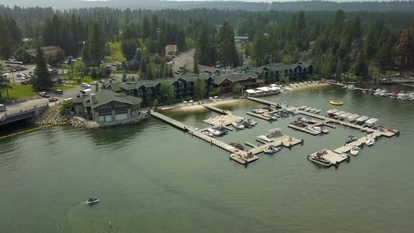 Lakeside Marina In McCall, Idaho USA