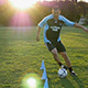 Soccer (Football) Player Dribble Through Cones - VideoHive Item for Sale