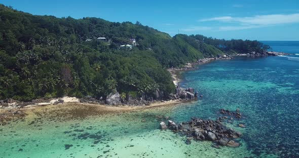 Mahe Seychelles Aerial