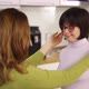 Mother Caress Her Lovely Down Syndrome Daughter - VideoHive Item for Sale