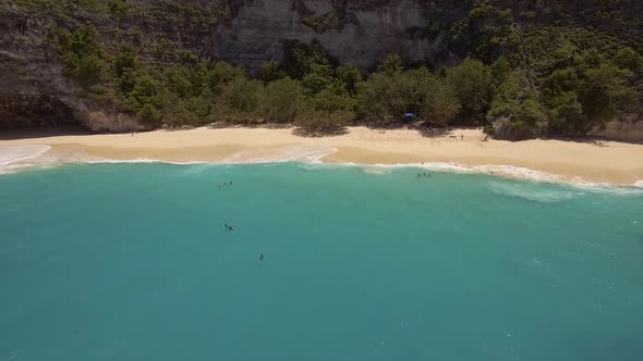 Above Tropical Beach