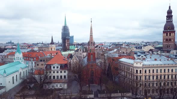 Riga Old Town 4k