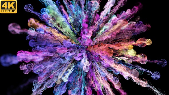 Color Powder Explosion