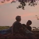 Young Couple in Love Embrace Each Other at Sunset - VideoHive Item for Sale
