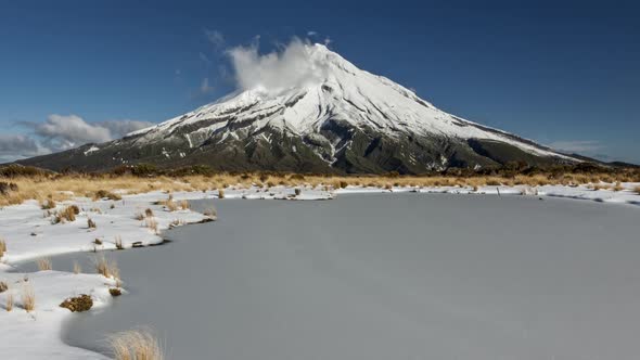 New Zealand Mount Taranaki timelapse