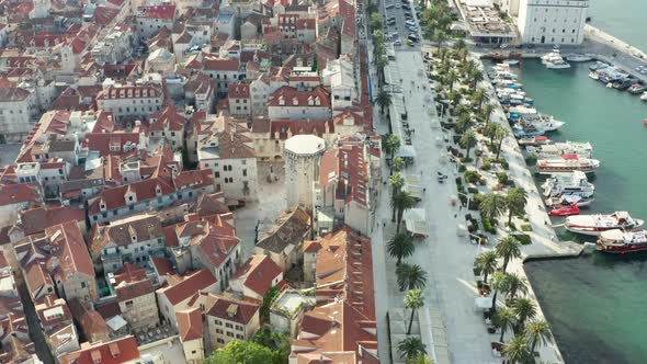 Aerial View Split Croatia