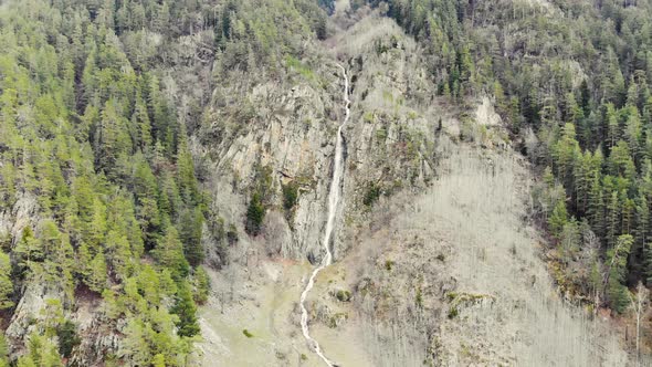 Aerial View of the Waterfall