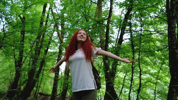 Free Woman in the Forest