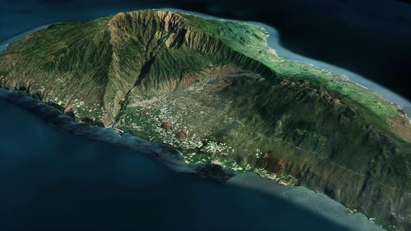 La Palma island animation 4K