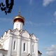 White Clouds Run Over Orthodox Church Timelapse - VideoHive Item for Sale