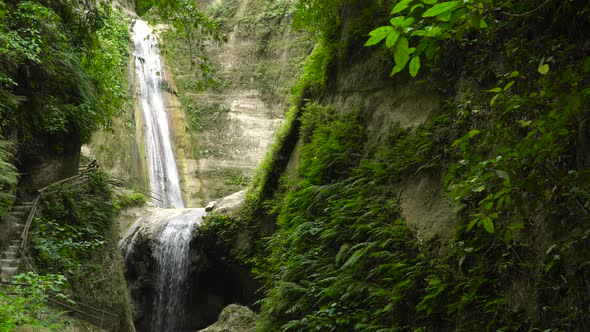 Beautiful Tropical Waterfall Philippines Cebu