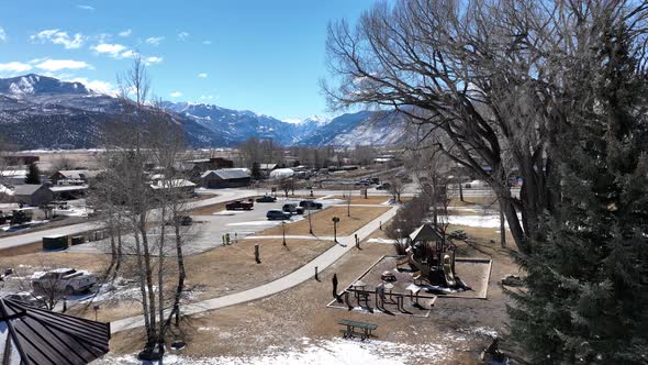 Hartwell Park Aerial View Ridgway Colorado