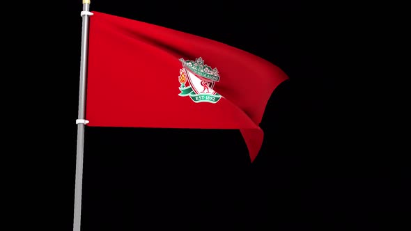 Liverpool Animated Background Flag