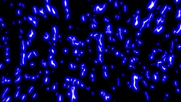 Molecule particles abstract background