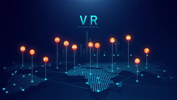 Virtual Reality VR Technology Metaverse