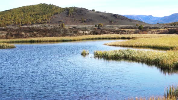 Natural Landscape on Altai Mountain