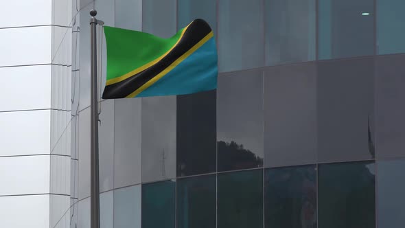 Tanzania Flag Background 2K