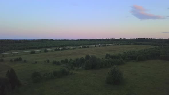 Summer Landscape From a Drone