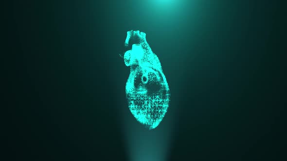 Digital Heart Hud Hologram alt