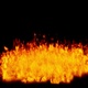 Burning flames from start to finish with ProRes Isolated by Alpha channel (transparent background) - VideoHive Item for Sale
